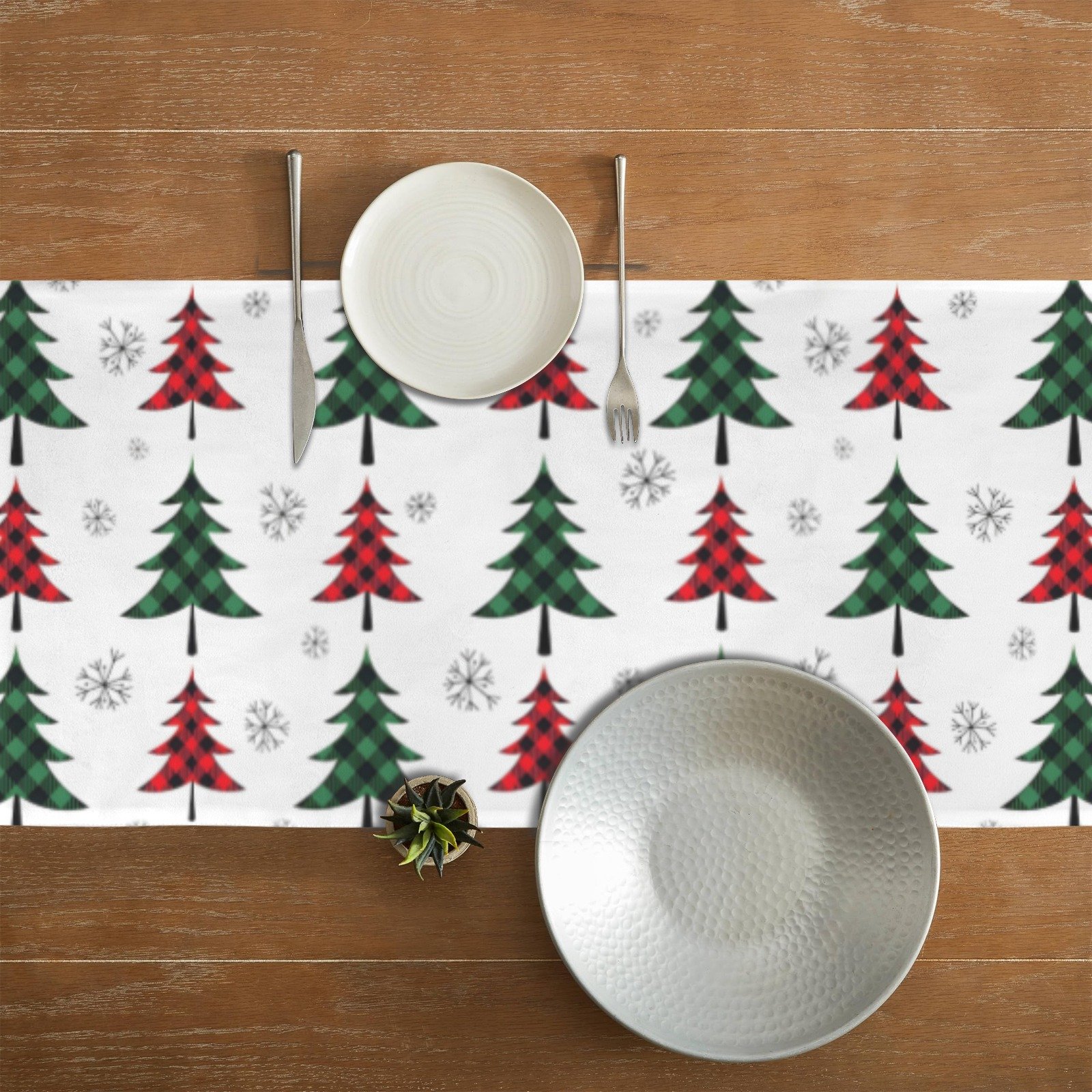 Christmas Table Runner | Plaid Forest | Holiday Dinner Table Decor Christmas Table Runners Christmas dinner table runner 9 Christmas Table Runner | Plaid Forest | Holiday Dinner Table Decor Christmas Table Runners Christmas dinner table runner 9