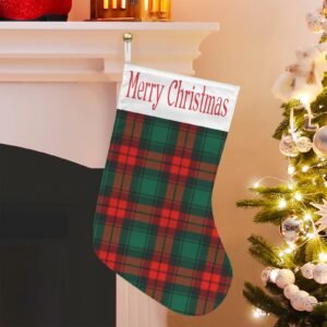 Christmas Stockings | Holiday Stocking Sock | RG Plaid Christmas Stockings christmas sock