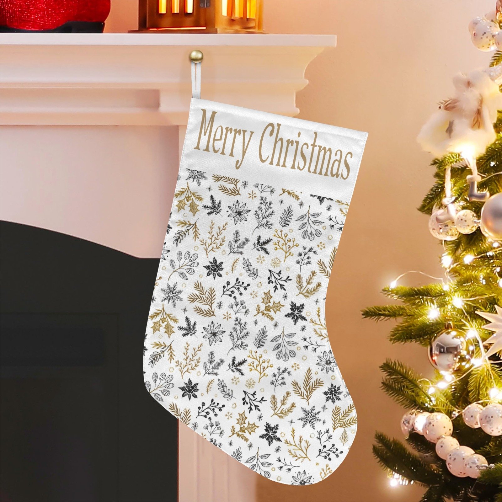 Christmas Stockings | Holiday Stocking Sock | Forest Christmas Stockings christmas sock 3