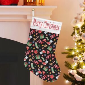 Christmas Stockings | Holiday Stocking Sock | Joy Christmas Stockings christmas sock