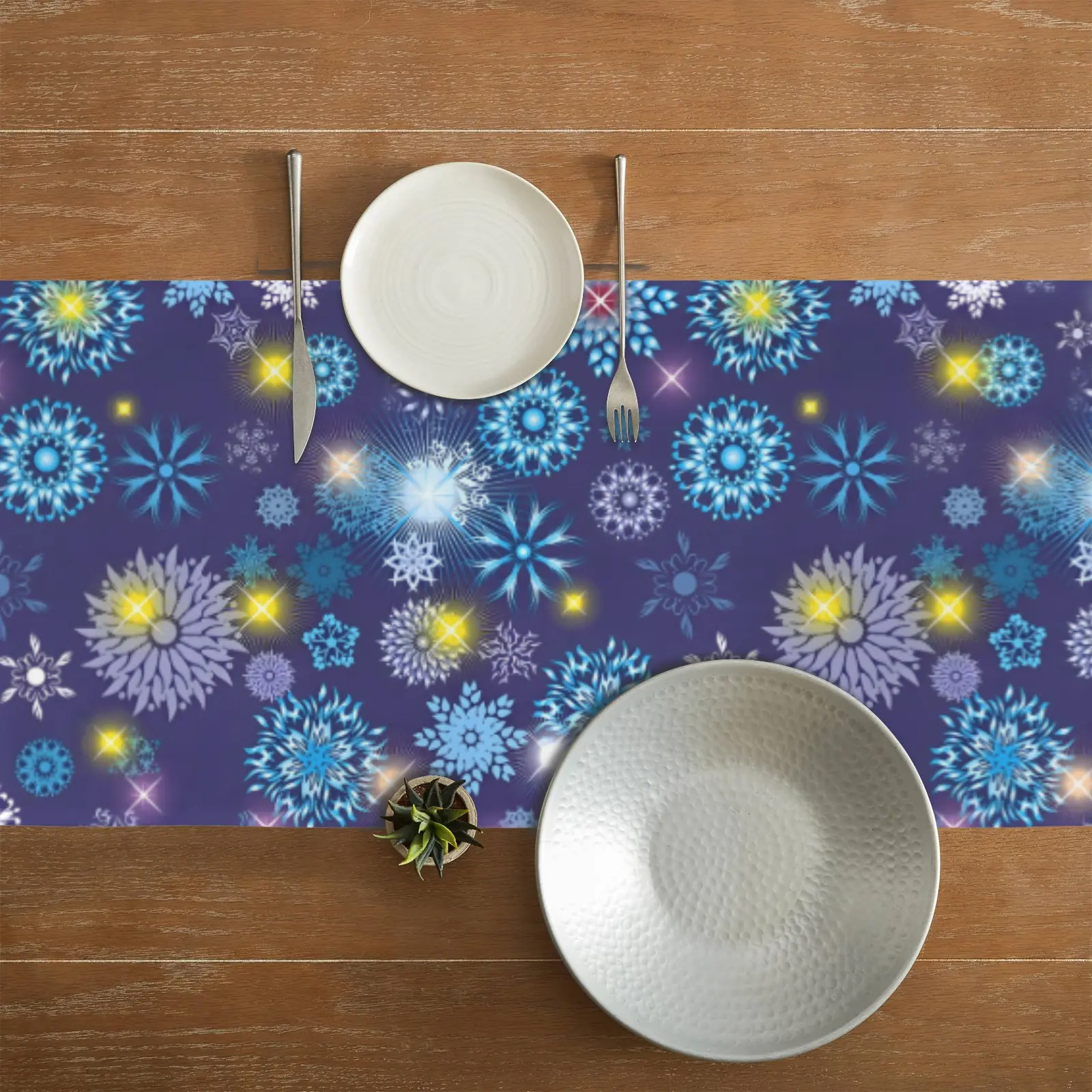Christmas Table Runner | Galactic | Holiday Dinner Table Decor Christmas Table Runners Christmas dinner table runner 6