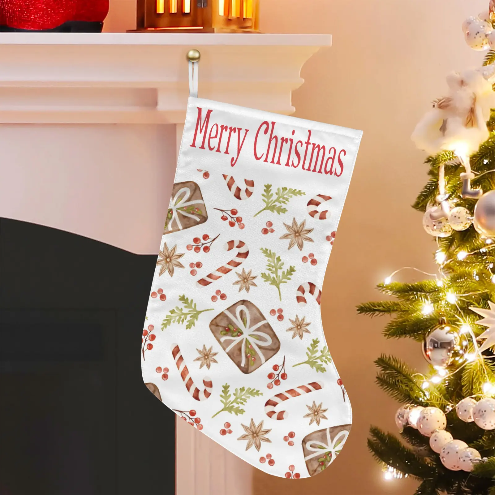 Christmas Stockings | Holiday Stocking Sock | Cane Berries Christmas Stockings christmas sock 4