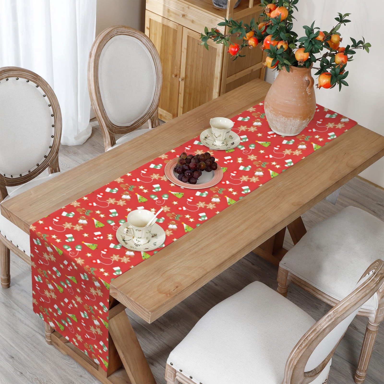 Christmas Table Runner | Mittens | Holiday Dinner Table Decor Christmas Table Runners Christmas dinner table runner 5 Christmas Table Runner | Mittens | Holiday Dinner Table Decor Christmas Table Runners Christmas dinner table runner 5