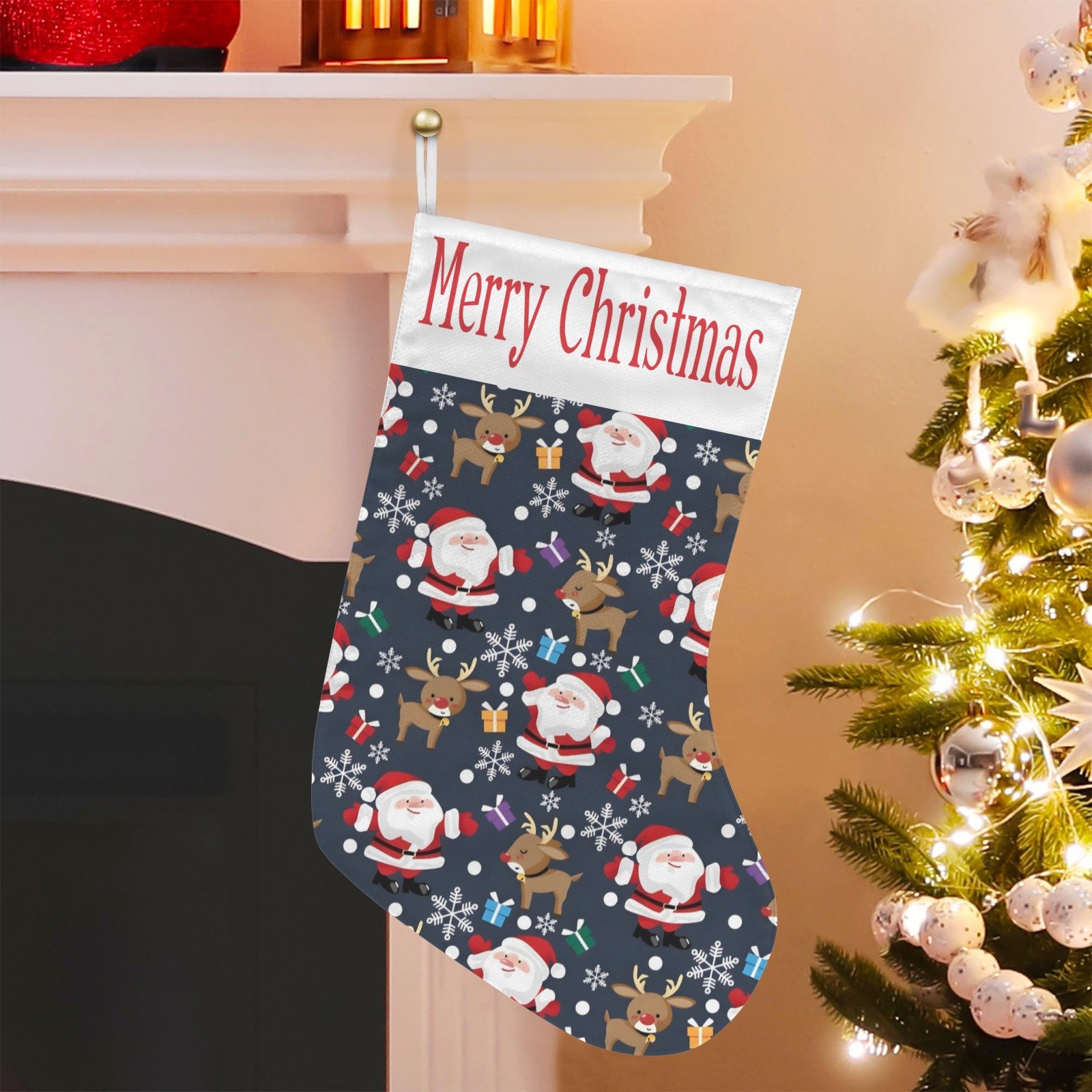 Christmas Stockings | Holiday Stocking Sock | Postage Christmas Stockings christmas sock 4