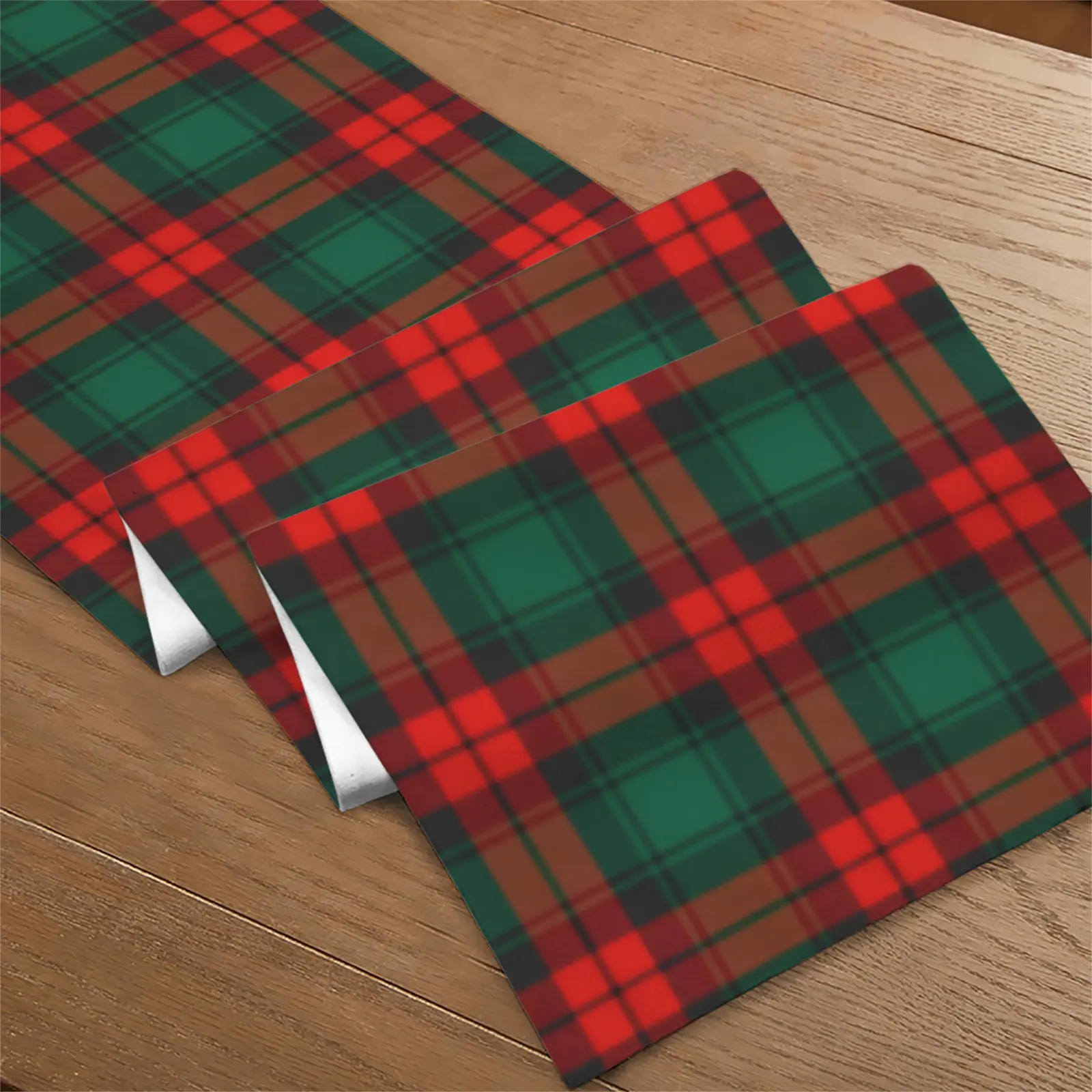 Christmas Table Runner | GR Plaid | Holiday Dinner Table Decor Christmas Table Runners Christmas dinner table runner 4