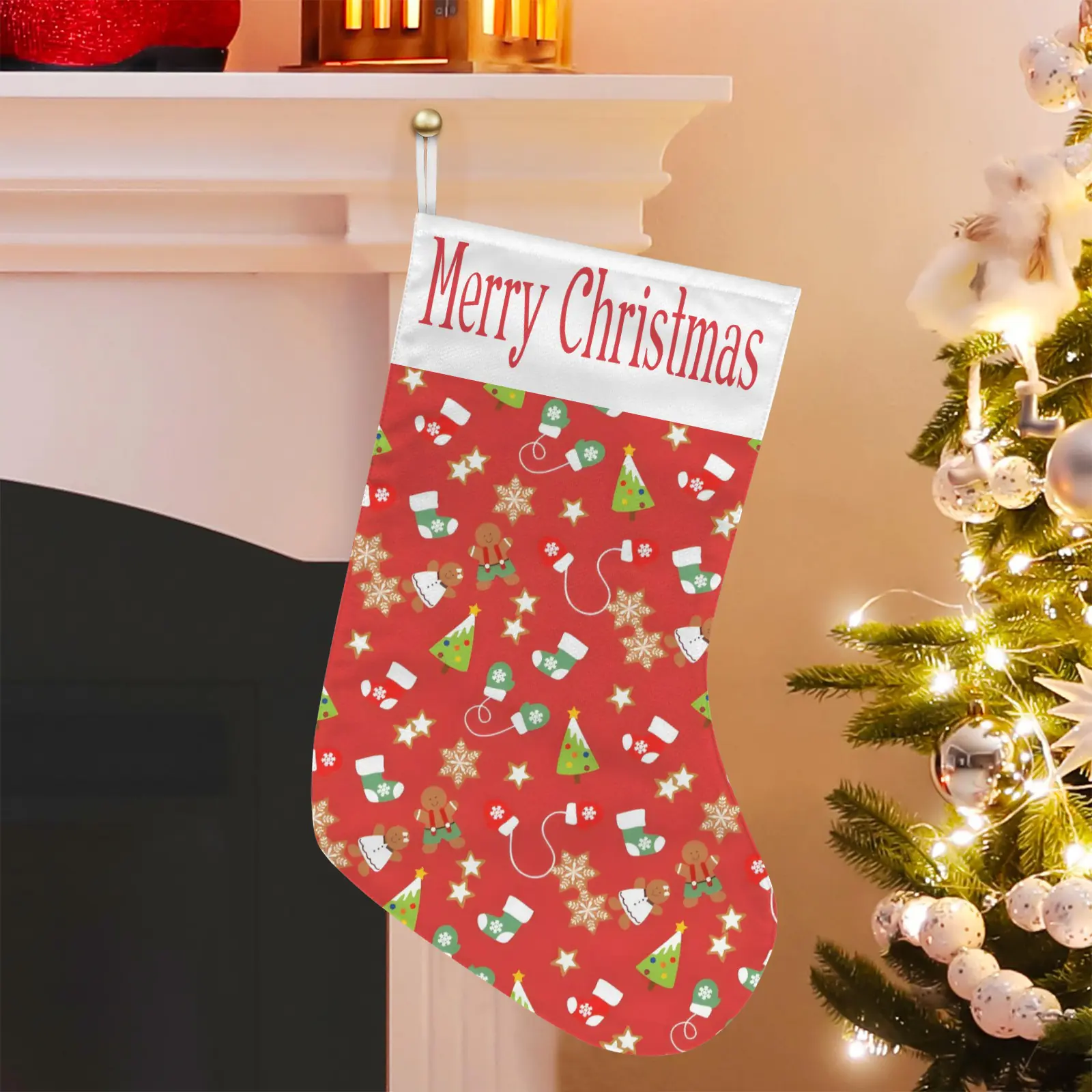 Christmas Stockings | Holiday Stocking Sock | Mittens Christmas Stockings christmas sock