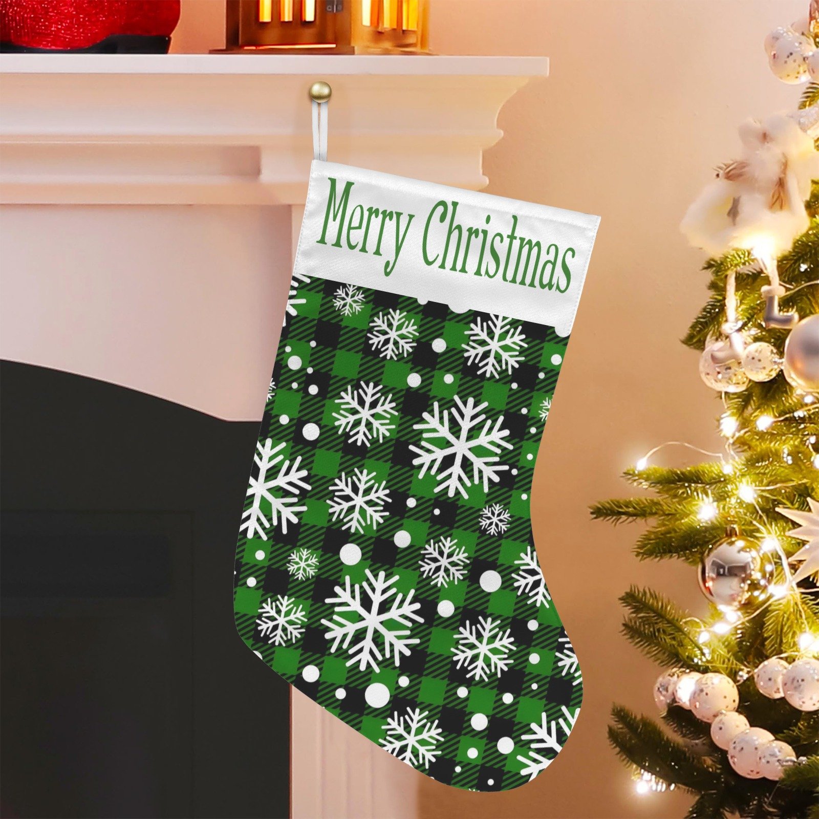 Christmas Stockings | Holiday Stocking Sock | Forest Christmas Stockings christmas sock 3