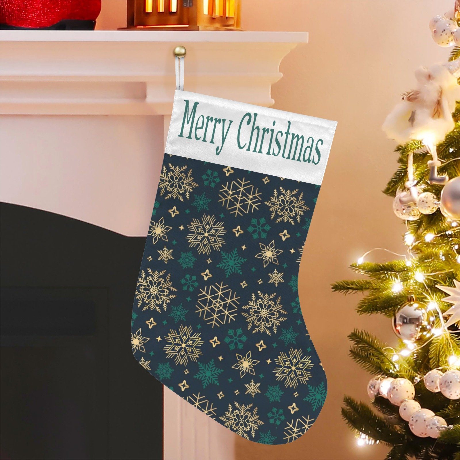 Christmas Stockings | Holiday Stocking Sock | Forest Christmas Stockings christmas sock 6