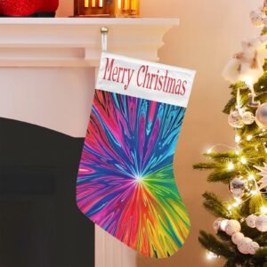 Christmas Stockings | Holiday Stocking Sock | Fractal Christmas Stockings christmas sock