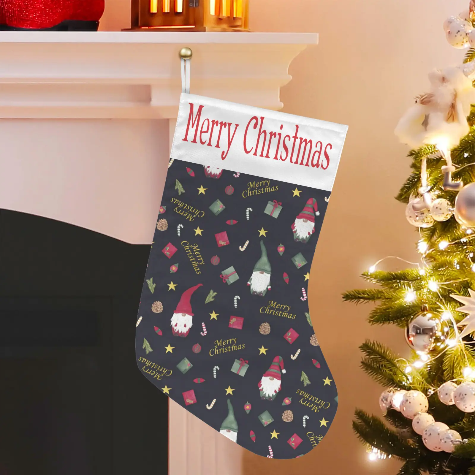 Christmas Stockings | Holiday Stocking Sock | Gnomes Christmas Stockings christmas sock 4