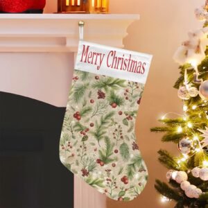 Christmas Stockings | Holiday Stocking Sock | Cranberry Christmas Stockings christmas sock
