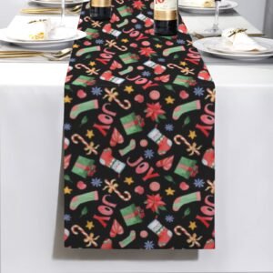 Christmas Table Runner | Joy | Holiday Dinner Table Decor Christmas Table Runners Christmas dinner table runner Christmas Table Runner | Joy | Holiday Dinner Table Decor Christmas Table Runners Christmas dinner table runner