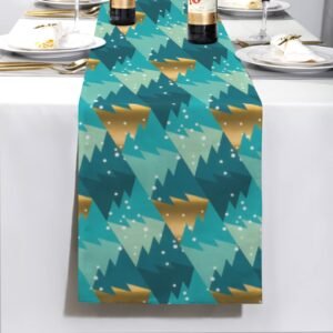 Christmas Table Runner | Teal Trees | Holiday Dinner Table Decor Christmas Table Runners Christmas dinner table runner Christmas Table Runner | Teal Trees | Holiday Dinner Table Decor Christmas Table Runners Christmas dinner table runner