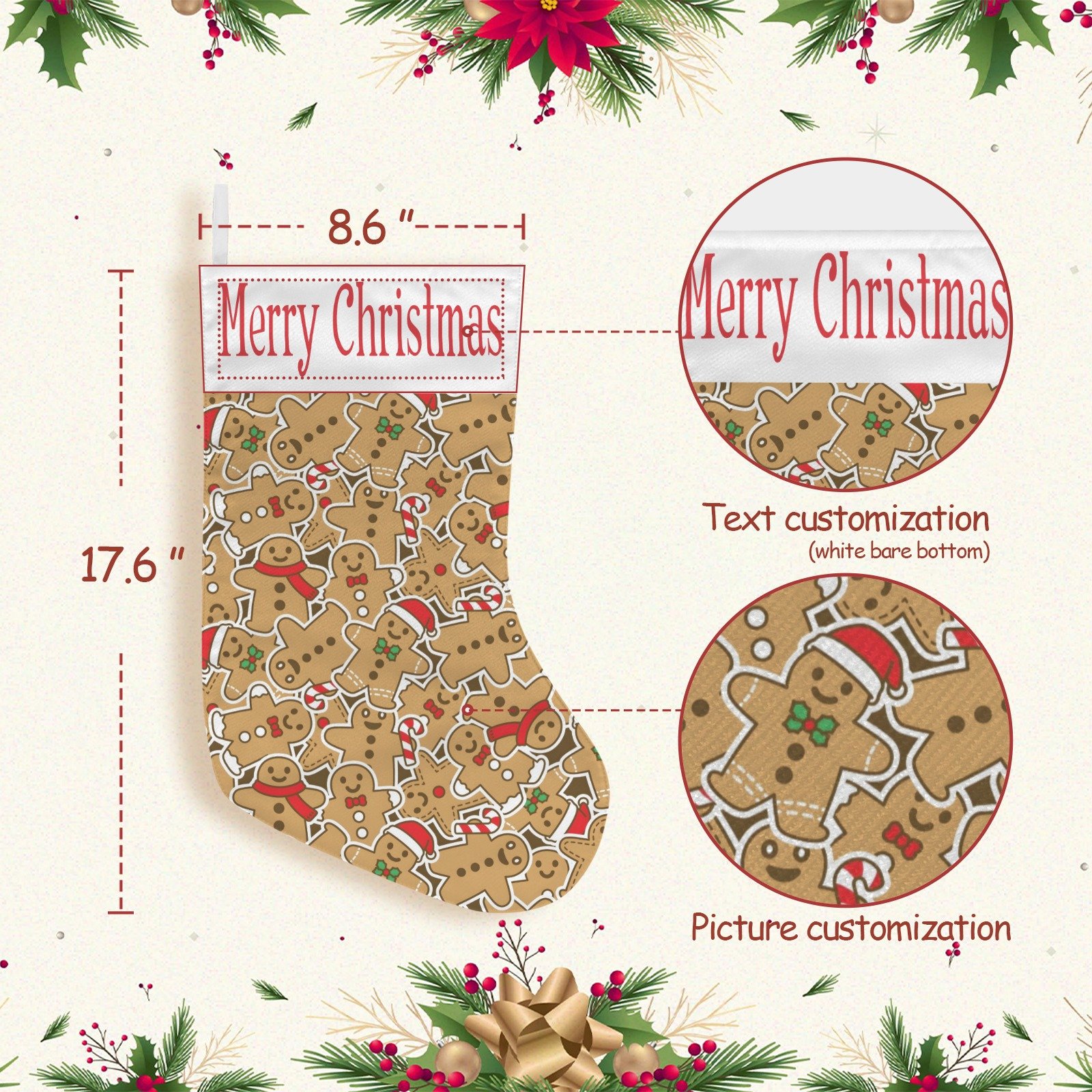 Christmas Stockings | Holiday Stocking Sock | Ginger Christmas Stockings christmas sock 3 Christmas Stockings | Holiday Stocking Sock | Ginger Christmas Stockings christmas sock 3