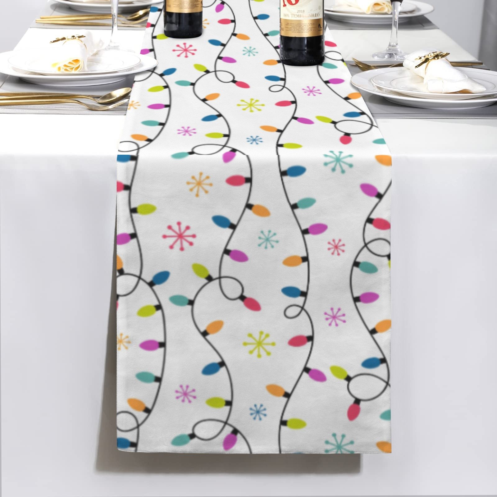 Christmas Table Runner | Argyle | Holiday Dinner Table Decor Christmas Table Runners Christmas dinner table runner 4