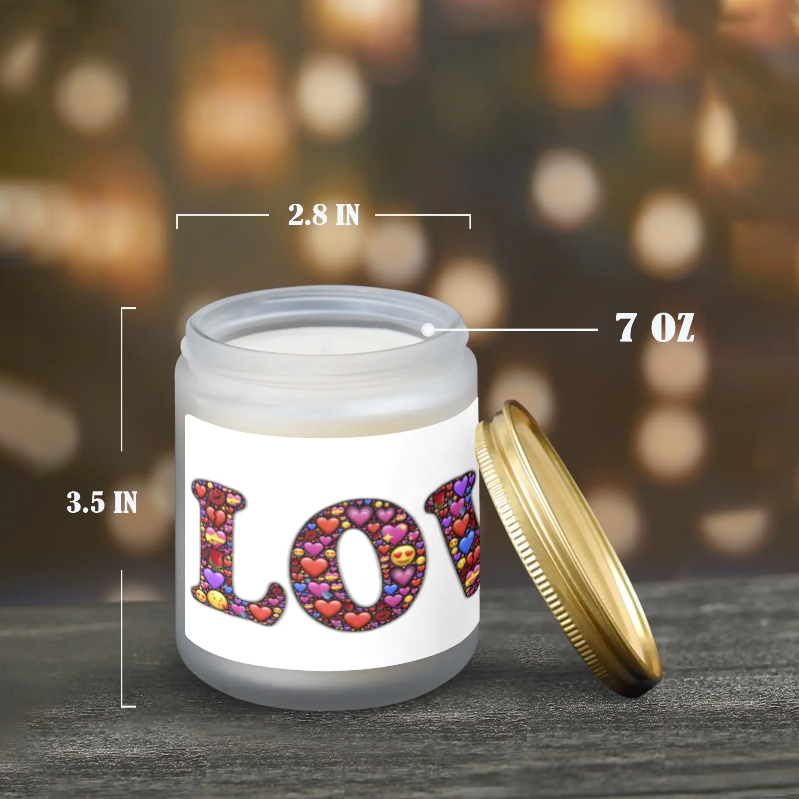 Scented Glass Jar Candle – Valentine’s Emojis Design, Vanilla, Lavender, or Orange Lemon Fragrance Scented Candles aromatherapy candles 3 Scented Glass Jar Candle – Valentine’s Emojis Design, Vanilla, Lavender, or Orange Lemon Fragrance Scented Candles aromatherapy candles 3