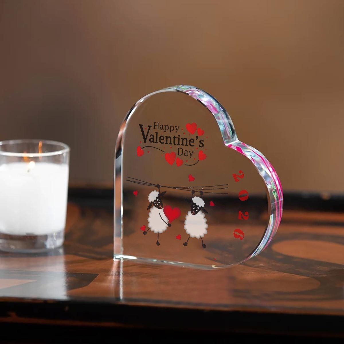 Valentine’s Day Gifts Acrylic Plaque | Valentine Gift Desk Decoration for Him or Her | Forever Plaques acrylic plaque