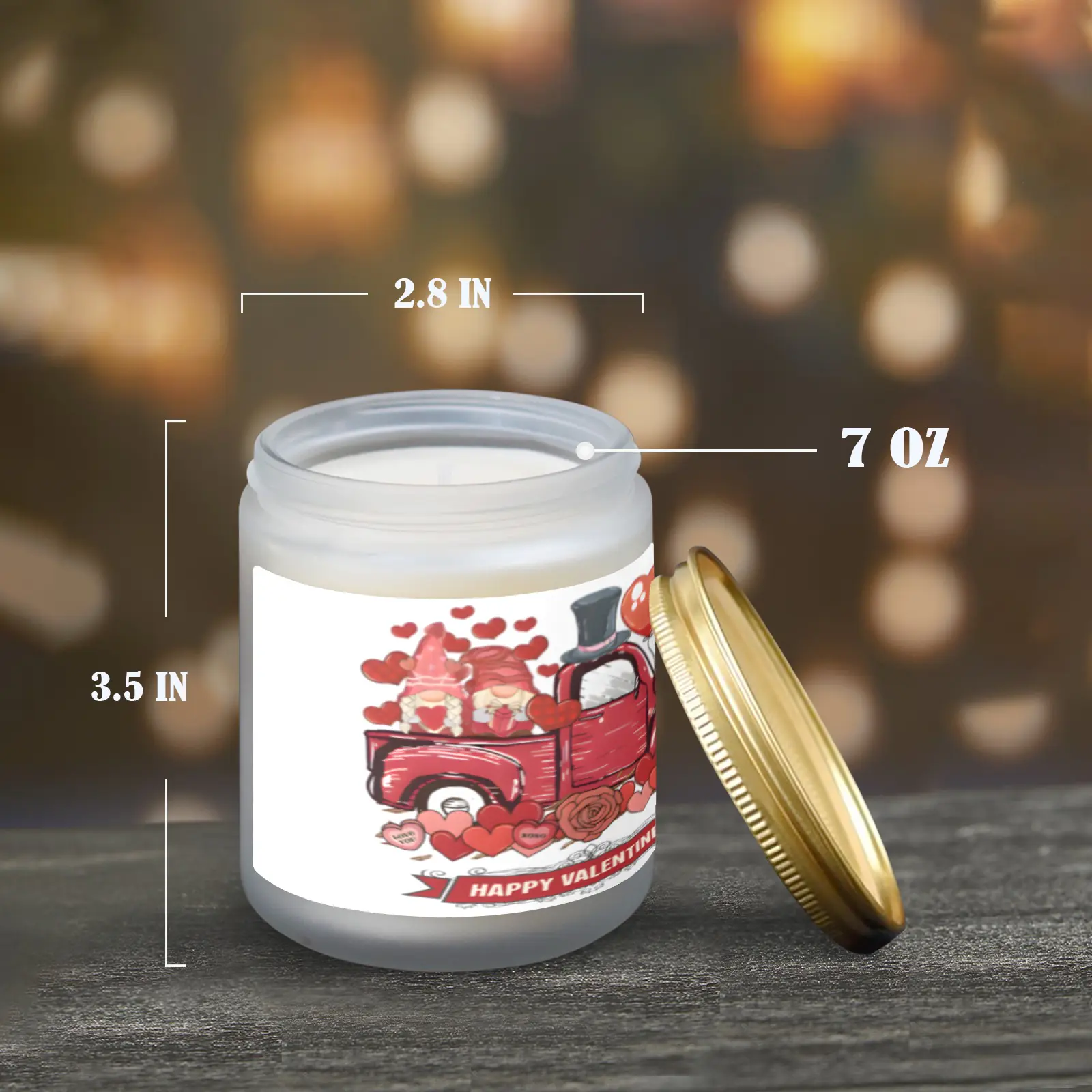 Scented Glass Jar Candle – Valentine’s Truck Design, Vanilla, Lavender, or Orange Lemon Fragrance Scented Candles aromatherapy candles 3 Scented Glass Jar Candle – Valentine’s Truck Design, Vanilla, Lavender, or Orange Lemon Fragrance Scented Candles aromatherapy candles 3