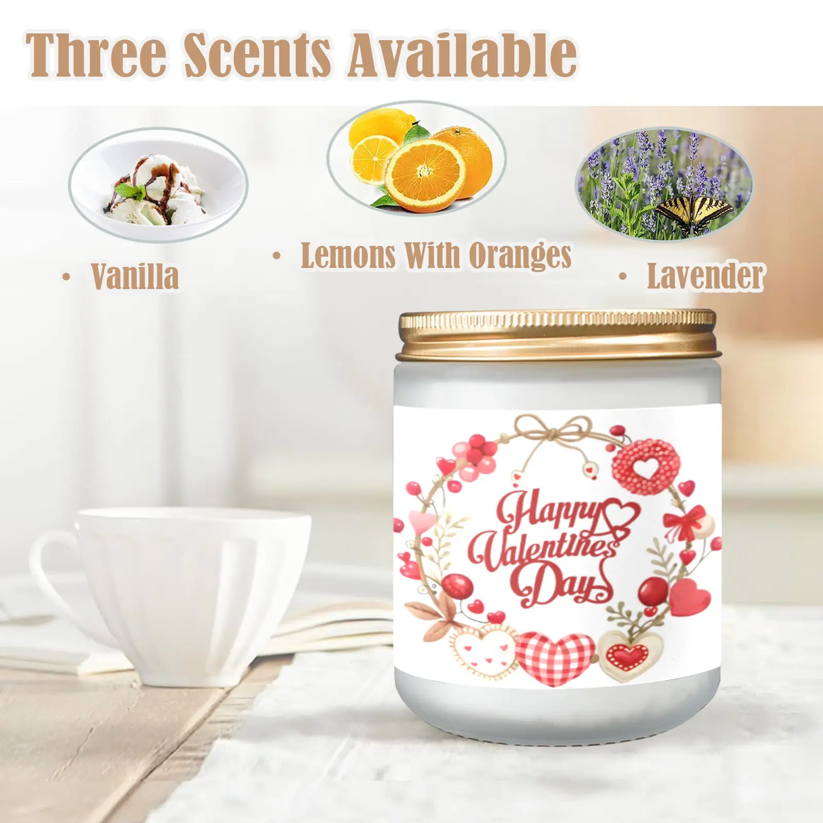 Scented Glass Jar Candle – Valentine’s Plaid Design, Vanilla, Lavender, or Orange Lemon Fragrance Scented Candles aromatherapy candles Scented Glass Jar Candle – Valentine’s Plaid Design, Vanilla, Lavender, or Orange Lemon Fragrance Scented Candles aromatherapy candles