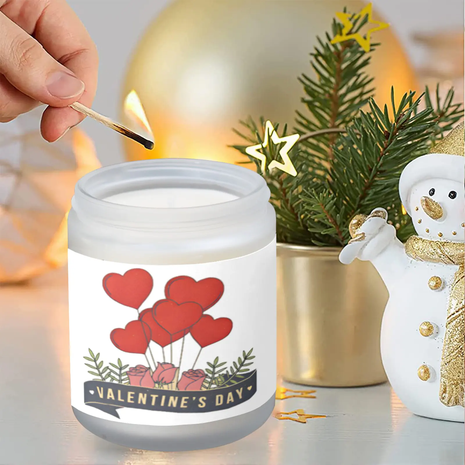 Scented Glass Jar Candle – Valentine’s Roses Design, Vanilla, Lavender, or Orange Lemon Fragrance Scented Candles aromatherapy candles 4 Scented Glass Jar Candle – Valentine’s Roses Design, Vanilla, Lavender, or Orange Lemon Fragrance Scented Candles aromatherapy candles 4