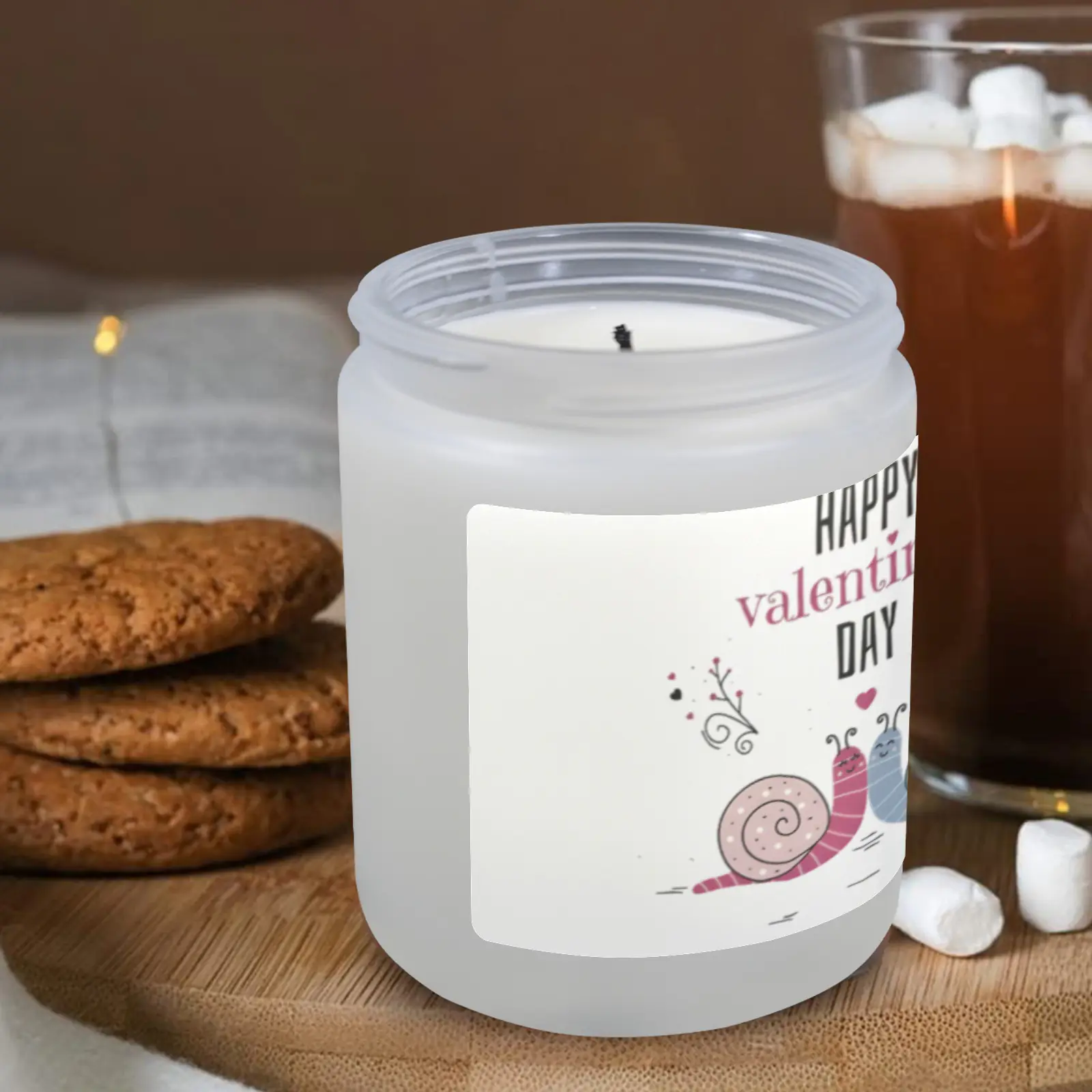 Scented Glass Jar Candle – Valentine’s Snails Design, Vanilla, Lavender, or Orange Lemon Fragrance Scented Candles aromatherapy candles 6 Scented Glass Jar Candle – Valentine’s Snails Design, Vanilla, Lavender, or Orange Lemon Fragrance Scented Candles aromatherapy candles 6