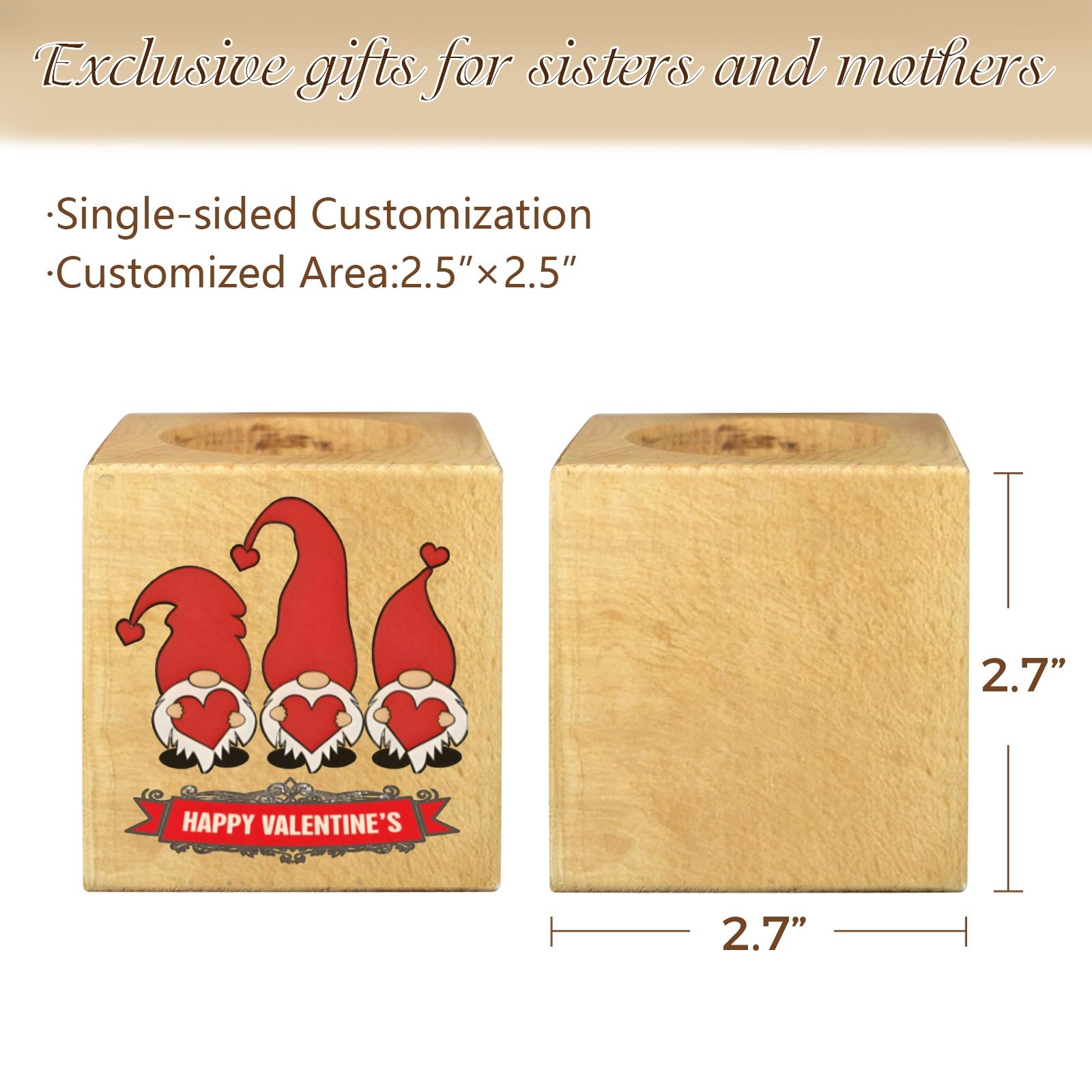 Mini Flower Pot, Valentine’s Indoor Wooden Desk Planter – Gnome Hearts Mini Wooden Flower Pot Planters cube flower pot 2 Mini Flower Pot, Valentine’s Indoor Wooden Desk Planter – Gnome Hearts Mini Wooden Flower Pot Planters cube flower pot 2
