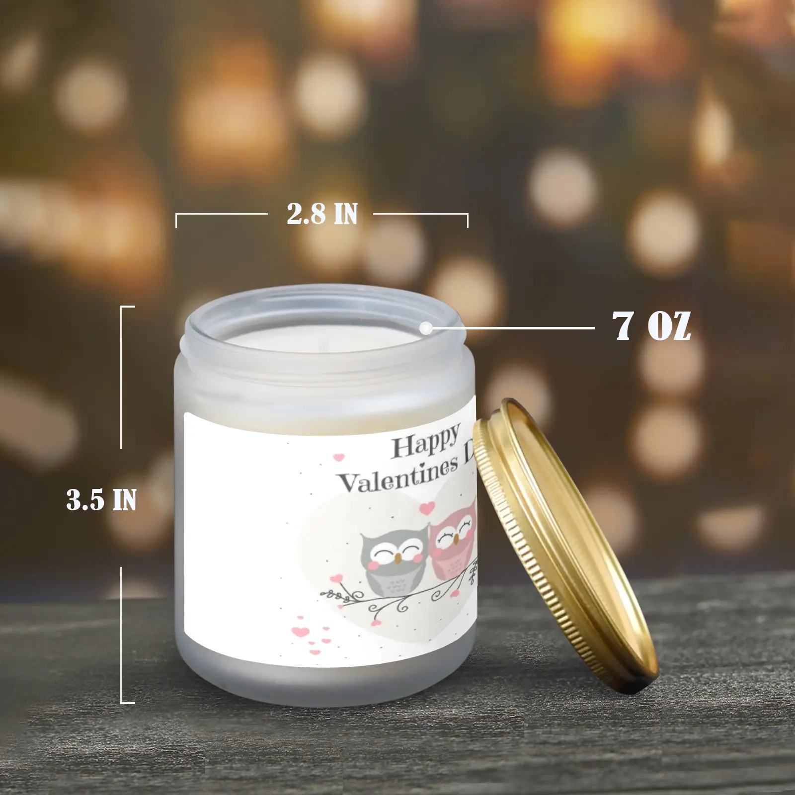 Scented Glass Jar Candle – Valentine’s Owly Design, Vanilla, Lavender, or Orange Lemon Fragrance Scented Candles aromatherapy candles 3 Scented Glass Jar Candle – Valentine’s Owly Design, Vanilla, Lavender, or Orange Lemon Fragrance Scented Candles aromatherapy candles 3