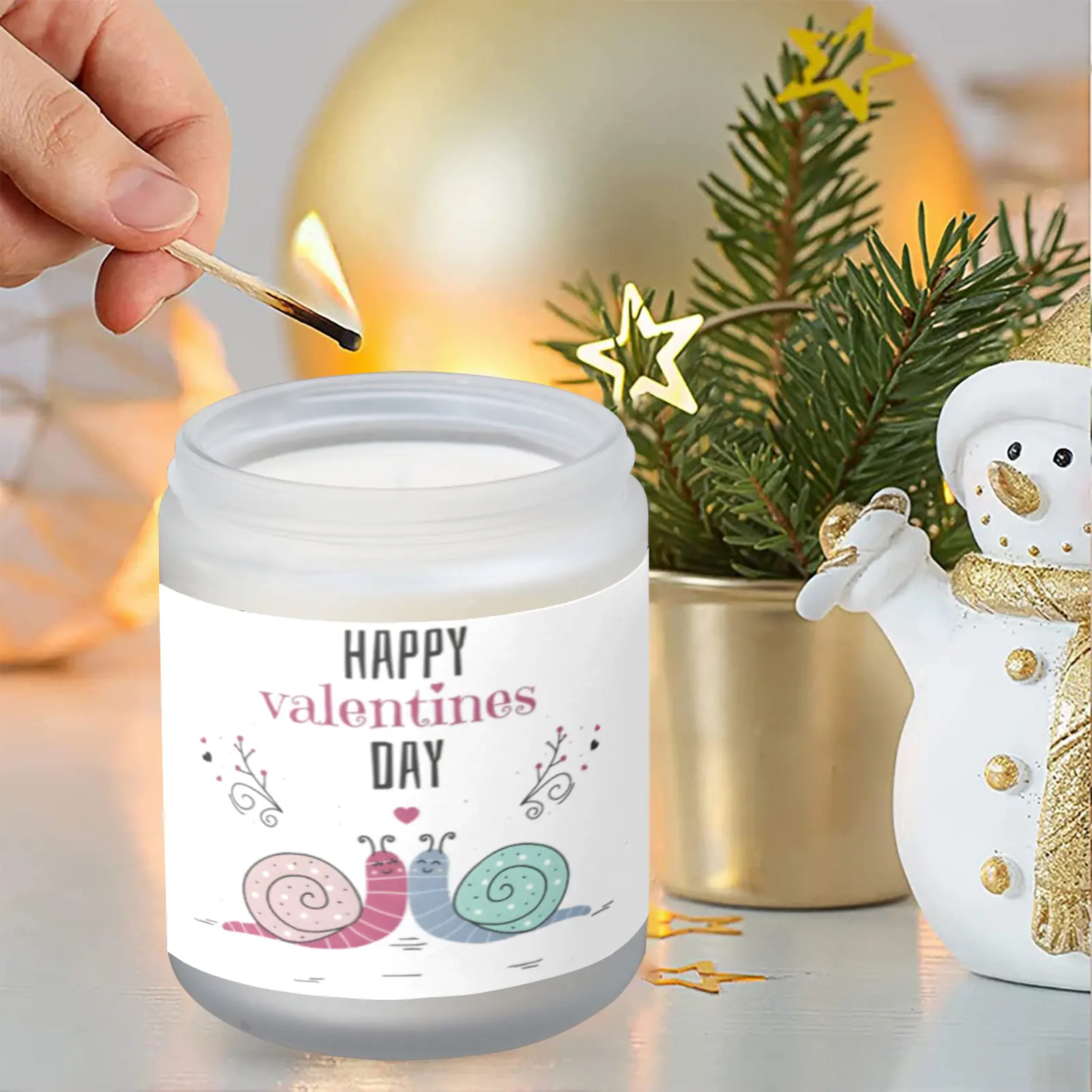Scented Glass Jar Candle – Valentine’s Snails Design, Vanilla, Lavender, or Orange Lemon Fragrance Scented Candles aromatherapy candles 5 Scented Glass Jar Candle – Valentine’s Snails Design, Vanilla, Lavender, or Orange Lemon Fragrance Scented Candles aromatherapy candles 5