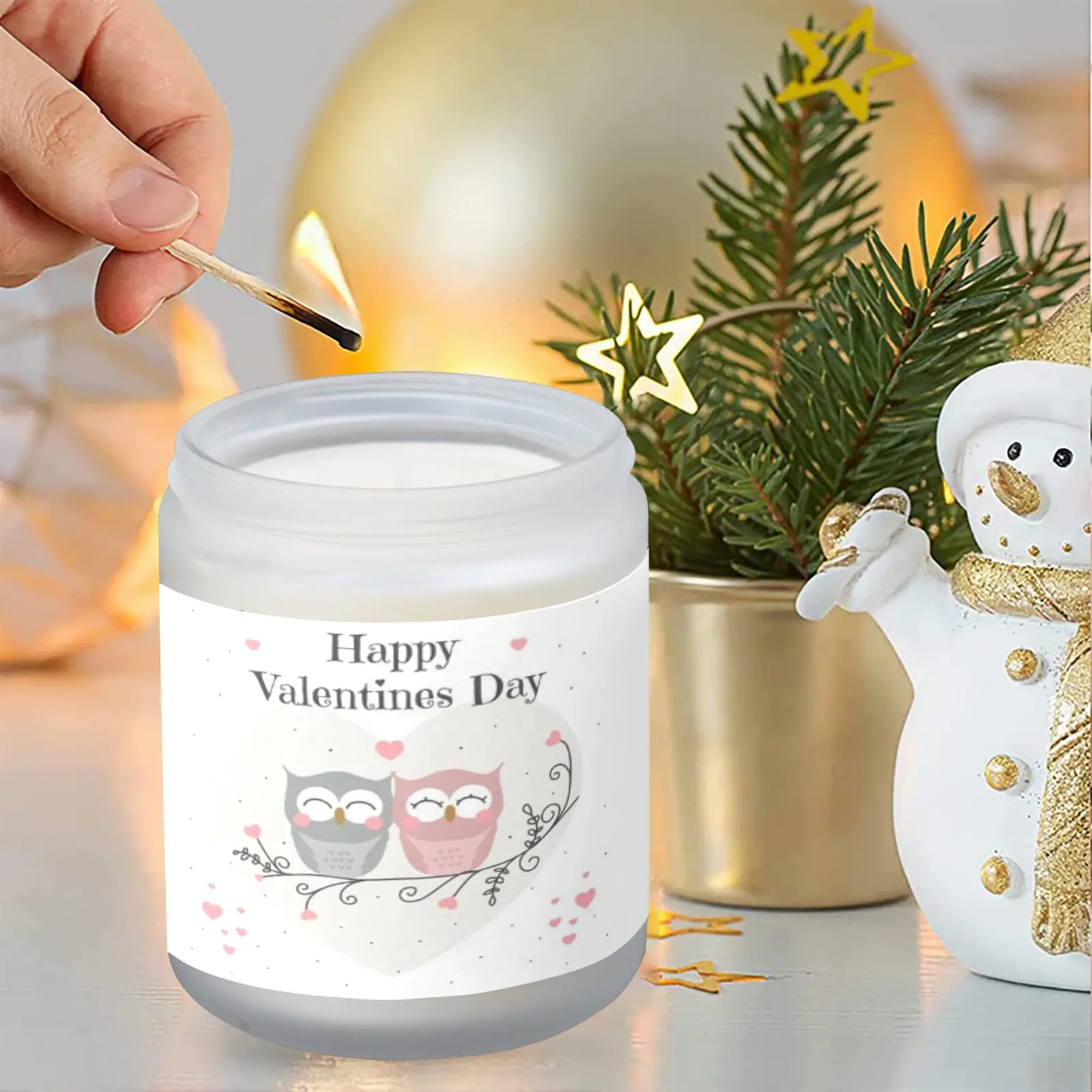 Scented Glass Jar Candle – Valentine’s Owly Design, Vanilla, Lavender, or Orange Lemon Fragrance Scented Candles aromatherapy candles 5 Scented Glass Jar Candle – Valentine’s Owly Design, Vanilla, Lavender, or Orange Lemon Fragrance Scented Candles aromatherapy candles 5