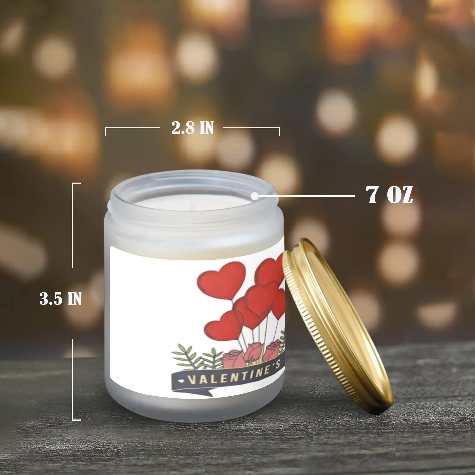 Scented Glass Jar Candle – Valentine’s Roses Design, Vanilla, Lavender, or Orange Lemon Fragrance Scented Candles aromatherapy candles 3 Scented Glass Jar Candle – Valentine’s Roses Design, Vanilla, Lavender, or Orange Lemon Fragrance Scented Candles aromatherapy candles 3